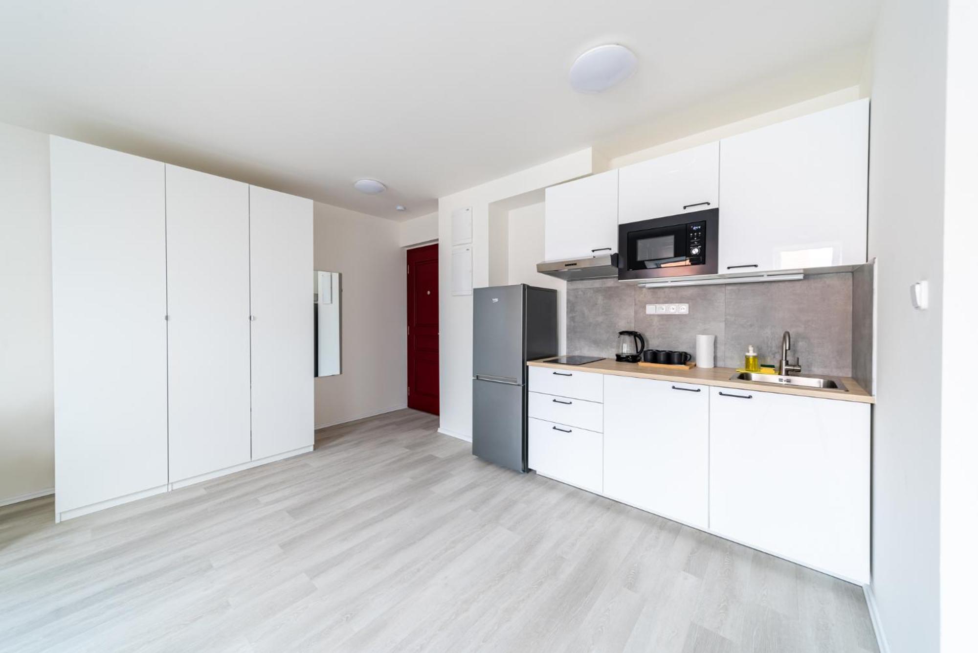 Apartments Borivojova 63 Прага Екстериор снимка